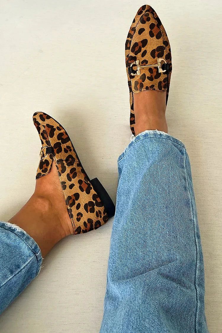 Gia | Mocassins Élégants Léopard