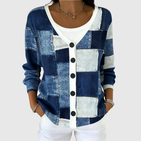 Cardigan en Maille Confortable Boutonné