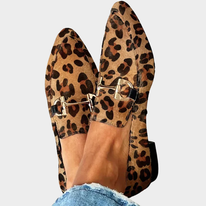 Gia | Mocassins Élégants Léopard